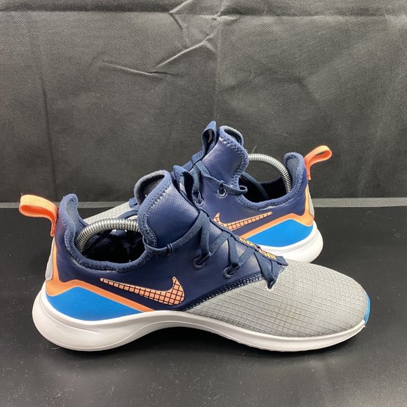 Nike Free TR8 Low Textile Trainers AJ7681-008 Blue/Orange/White Sz 10.5 - Picture 3 of 10